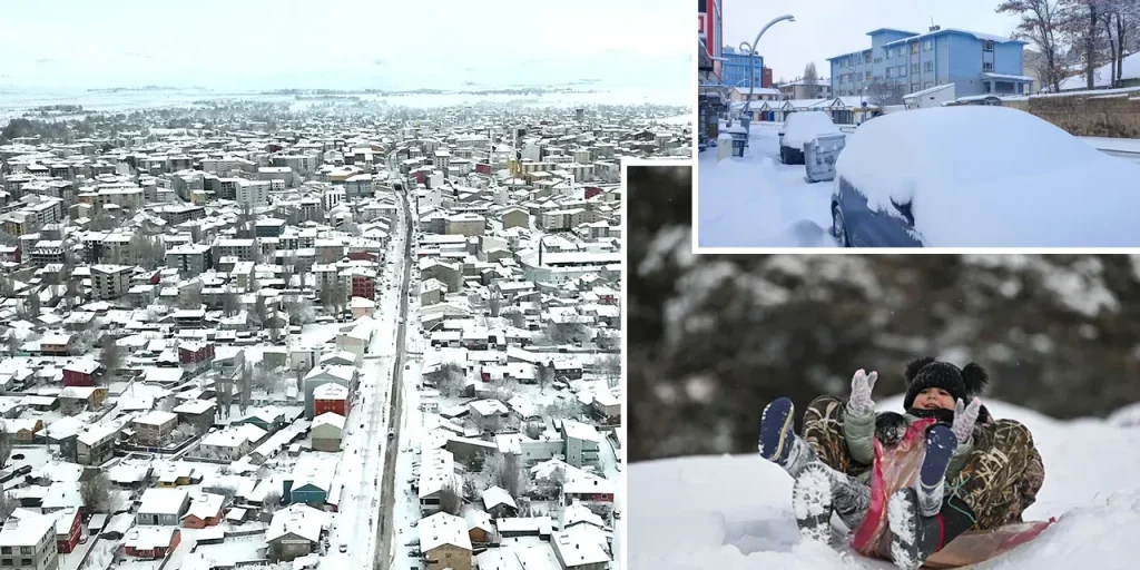 Neve in molte province turche chiude strade e annulla trasporti