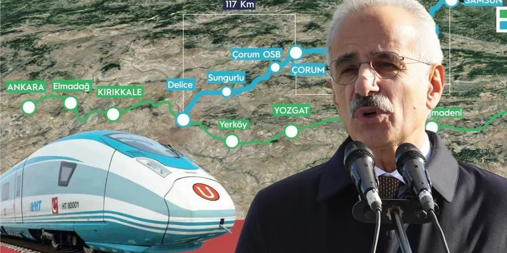 Lavori avviati per la linea ad alta velocità Ankara‑Samsun