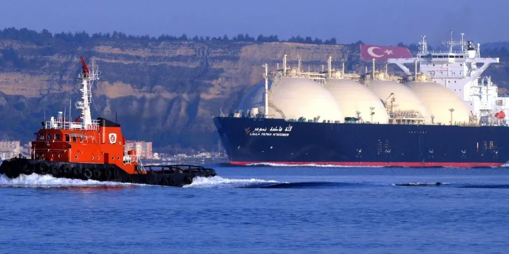 Arrivo di oltre 600.000 metri cubi di LNG in Turchia entro il 15 gennaio