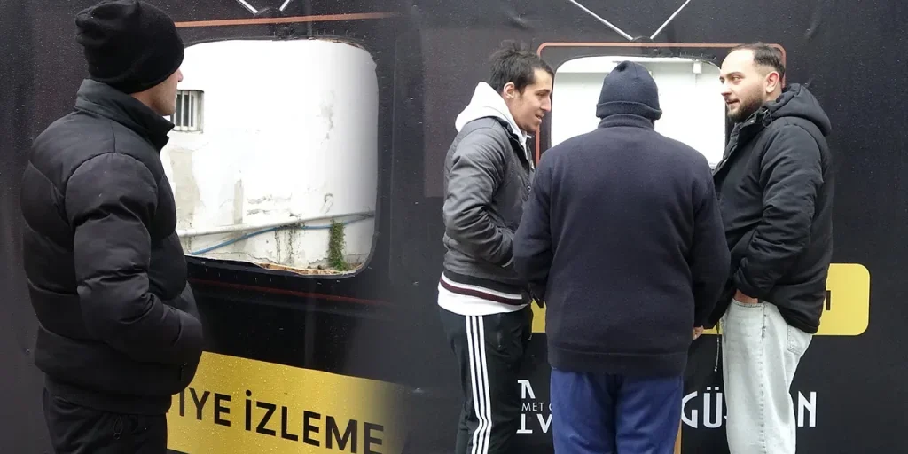 Ordu: cantiere con area di osservazione a forma di televisore per coinvolgere cittadini