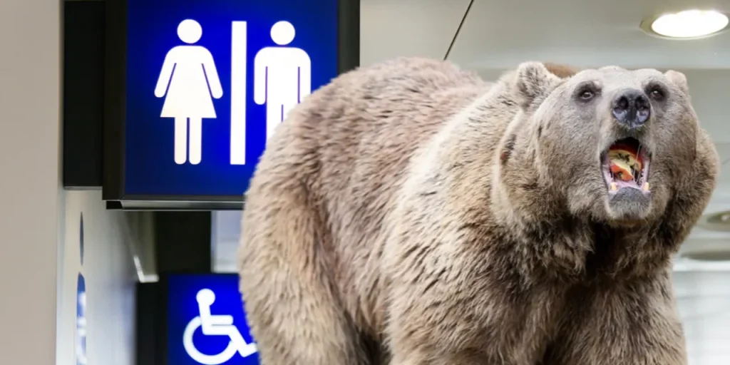 Tuvaletten çıktı, neye uğradığını şaşırdı! Yaşlı adama ayı saldırdı