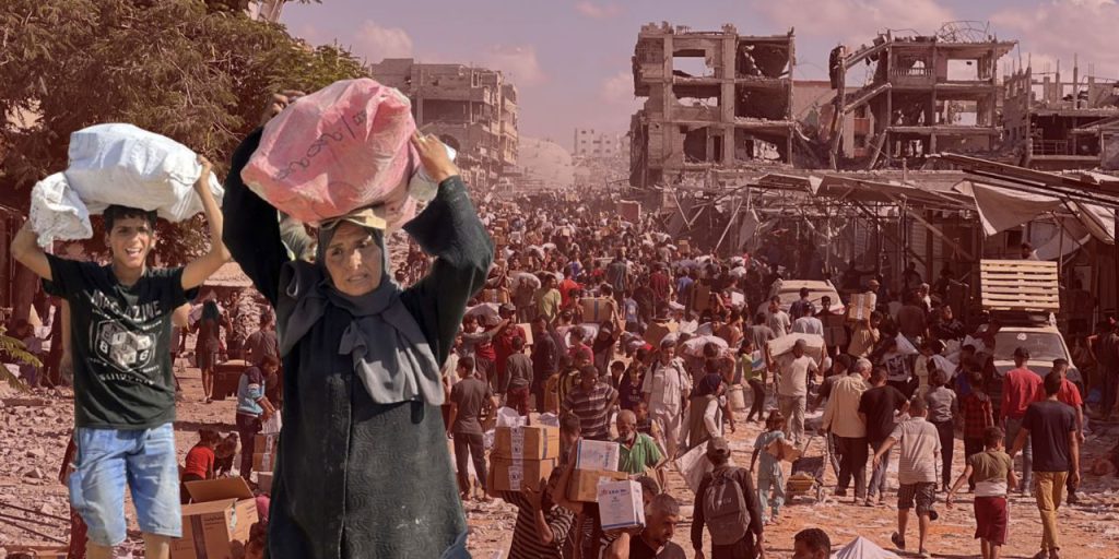 Umut tırları Gazze’de! Ateşkesle birlikte yardım akını başladı