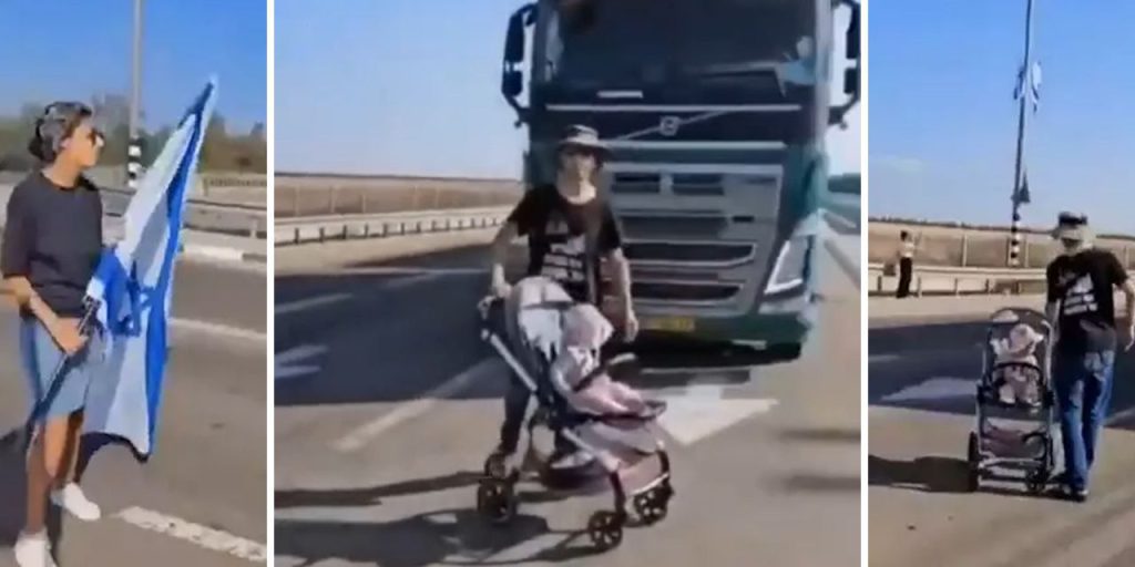 Utanç verici eylem! Gazze’ye giden yardımı durdurmak için bebekleri tırların önüne koydular