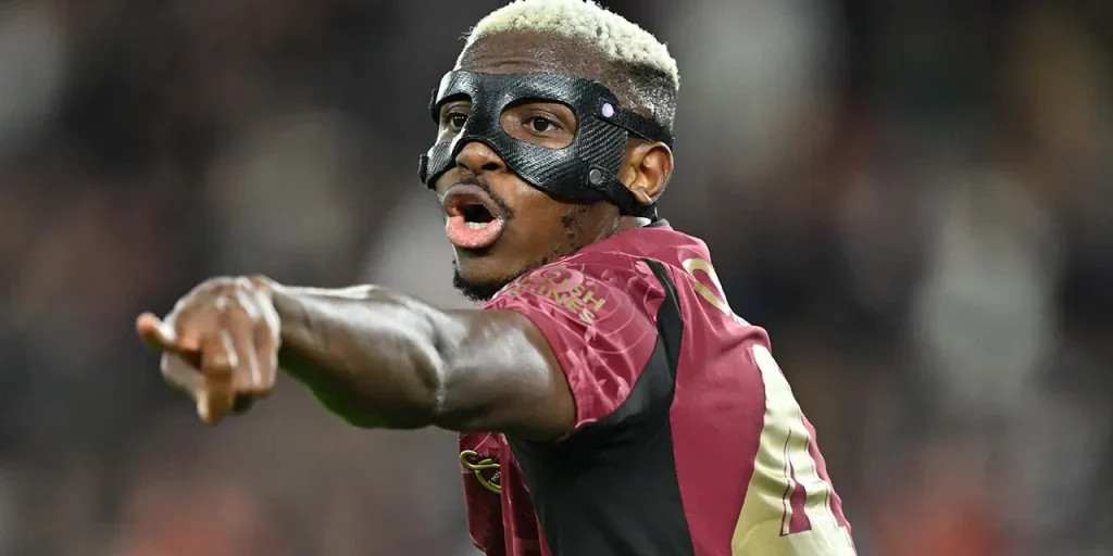 Victor Osimhen interrompe la sua serie di otto gol consecutivi nelle competizioni europee