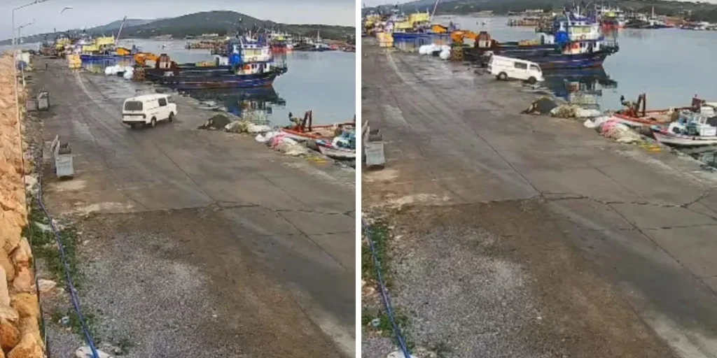 Guidatore perde il controllo: auto finita in mare, recuperata con rimorchio