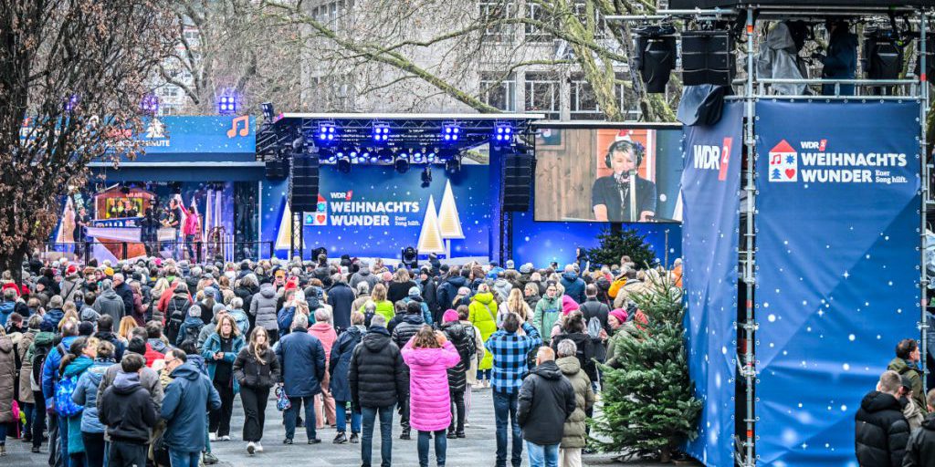 Scalpello a Essen: WDR 2‑Weihnachtswunder annuncia grande somma di denaro