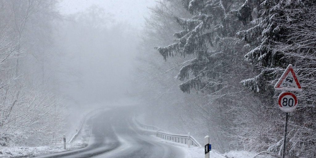 Dominik Jung prevede forte nevicata in North Rhine-Westphalia