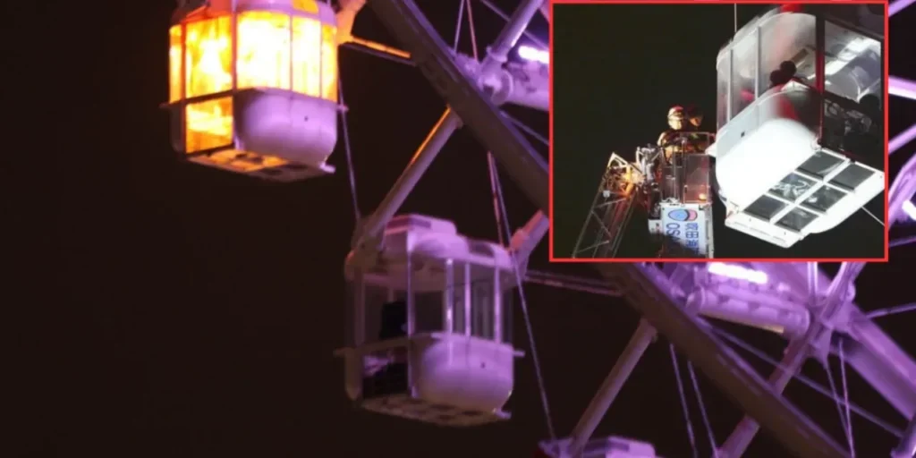 Blackout a Osaka: 20 persone intrappolate in un giradischio per ore dopo fulmine