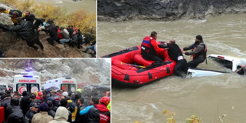 Veicolo cade da scogliera in Hakkari: due morti e due feriti
